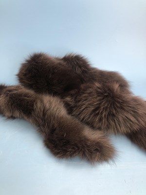 Lot 136 - A collection of fur hats, stoles, scarves, etc.