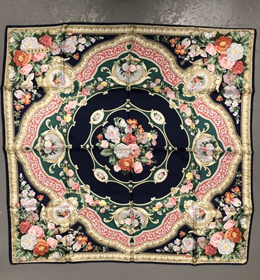 Lot 137 - Scarves- to include vintage Hermes signed J.A...