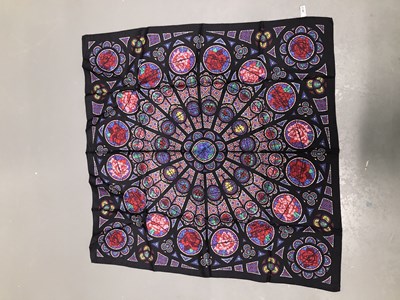 Lot 137 - Scarves- to include vintage Hermes signed J.A...