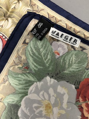 Lot 137 - Scarves- to include vintage Hermes signed J.A...