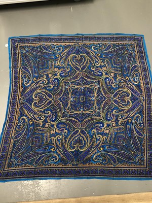 Lot 137 - Scarves- to include vintage Hermes signed J.A...