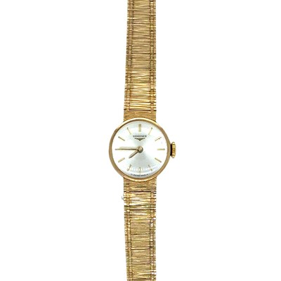 Lot 48 - Longines. A 9ct hallmarked gold ladies...
