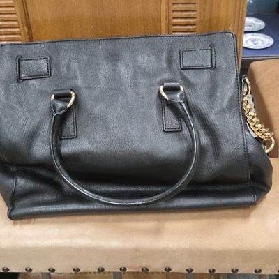 Lot 136 - Michael Kors- a black leather Hamilton large...