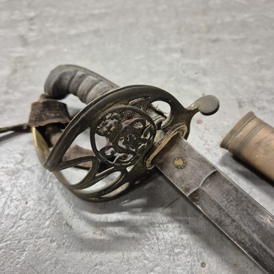 Lot 151 - A Victorian sword by Marshall in a brass...