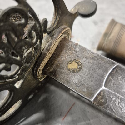 Lot 151 - A Victorian sword by Marshall in a brass...