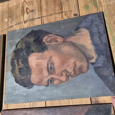 Lot 1621 - Pamela Spencer. (1924-2012) Three portrait...