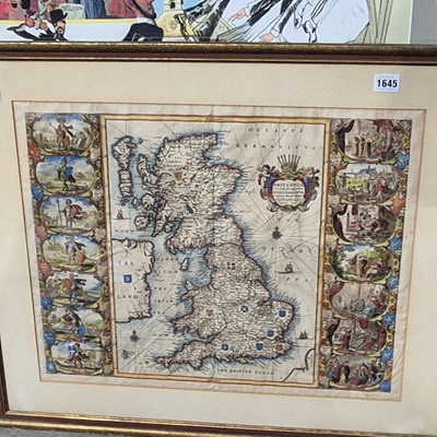 Lot 1645 - Jan Blaeu, a 17th-century hand-coloured map of...