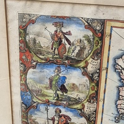 Lot 1645 - Jan Blaeu, a 17th-century hand-coloured map of...