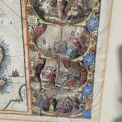 Lot 1645 - Jan Blaeu, a 17th-century hand-coloured map of...