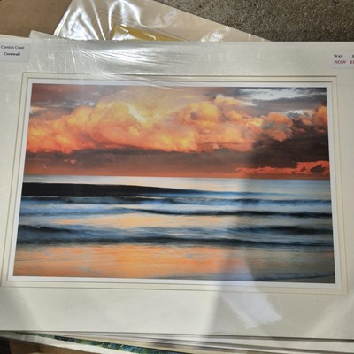 Lot 1670 - Sue Dance. a small collection of artworks, Sea...