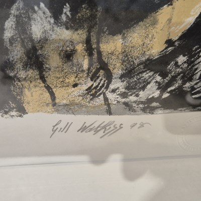 Lot 1698 - Gill Watkiss ( B.1938). "Winter, Bodmin Moor"...