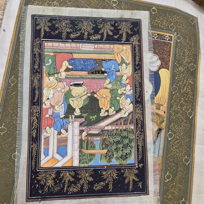Lot 1746 - Four small oriental paintings