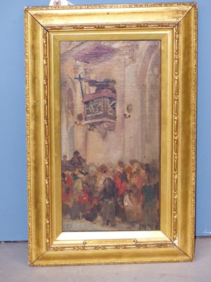 Lot 1600 - Sir Frank Brangwyn ARR (1867-1956), preaching...