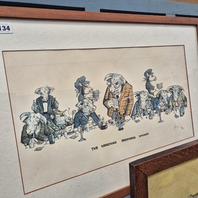 Lot 134 - A humorous limited edition print.