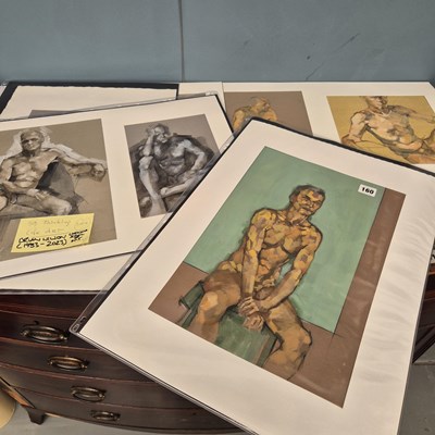 Lot 160 - Brian wilson (1933-2023) a group of nude life...