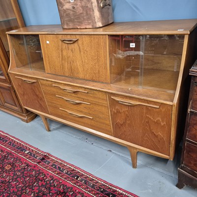 Lot 181 - A retro mid century sideboard, H 106 W 166 D...
