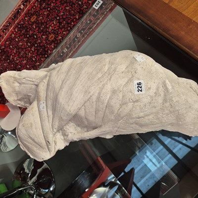 Lot 226 - A plaster cast of human torso musculature
