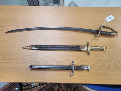Lot 1297 - A 19th century French infantry officer's sabre,...