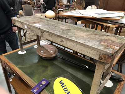 Lot 298A - A rustic folding bench