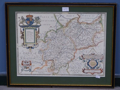Lot 1291 - A Robert Morden map of Northamptonshire...