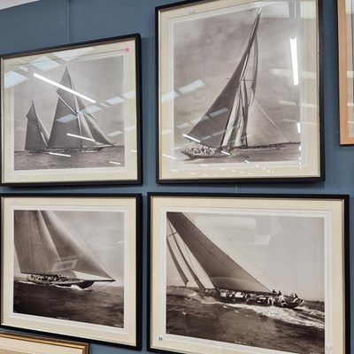 Lot 51 - Four prints of early 20th century photographs...