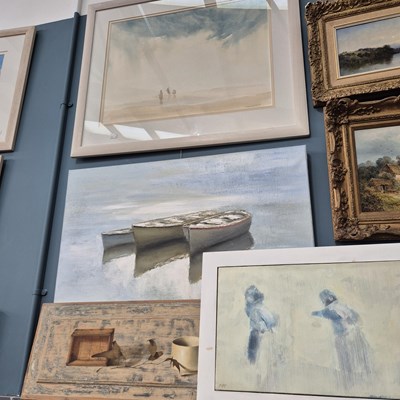Lot 61 - Four 20th century decorative paintings