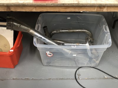 Lot 715 - A car exhaust system