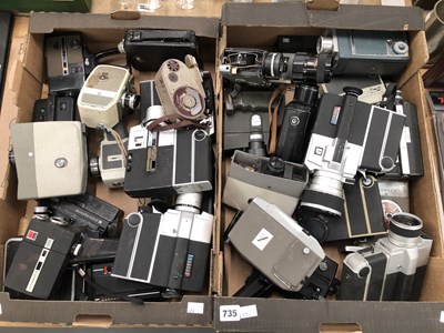 Lot 735 - A collection of cine cameras by Sangkyo,...