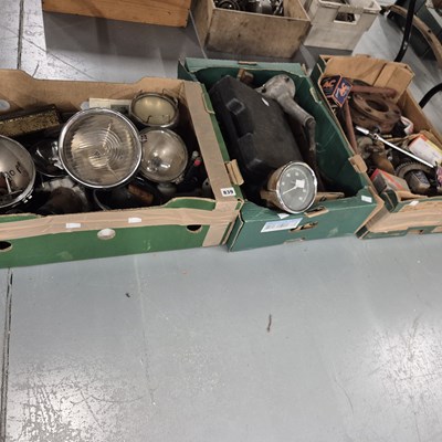 Lot 839 - Automobilia: a collection of vintage and...
