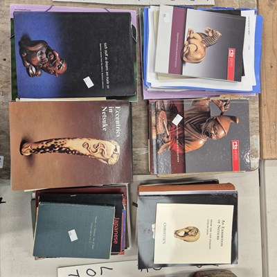 Lot 876 - Books: Japanese netsuki, academic works and...