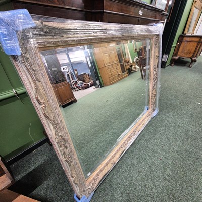 Lot 447 - A large wall mirror H 110 W 140cm