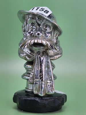 Lot 1158 - A chrome plated 'Old Bill' car mascot...