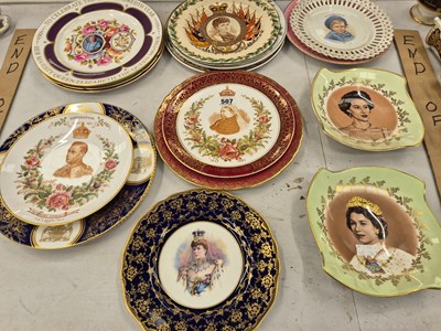 Lot 507 - Aynsley, Coalport, Tuscan and other royal...