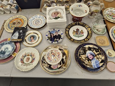 Lot 511 - Royal commemorative plates to include examples...