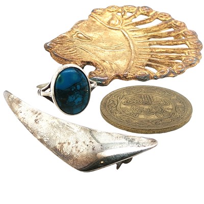 Lot 1098 - Vintage signed "N.E From" sterling silver...