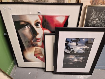 Lot 109 - Three photographic artworks