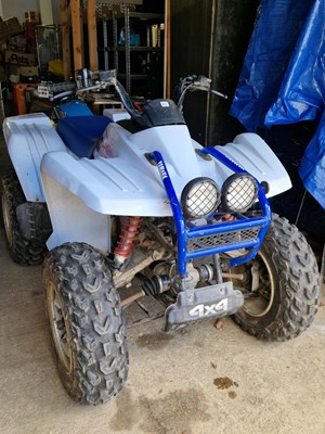 Lot 937 - A Yamaha Wolverine quadbike 350cc Does not run,...