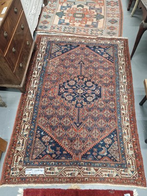 Lot 1464 - An antique Persian Hamadan rug 190 ×130cm