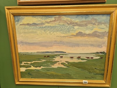 Lot 242 - Holmer Trier (1916-1999) ARR. cattle crossing...