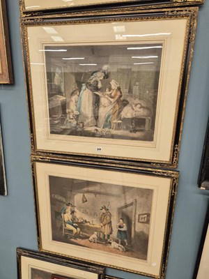 Lot 344 - A set of three prints after George Moreland...