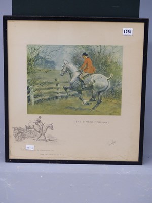 Lot 1281 - Snaffles- Charles Johnson Payne. 'The timber...
