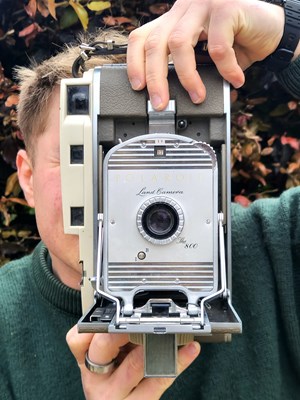 Lot 1709 - A rare Polaroid 800 land camera. c.1957-1962