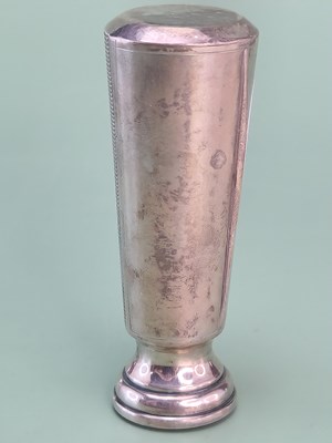Lot 1391 - An uncut bloodstone seal with a sealing wax...