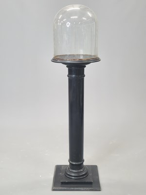 Lot 1800 - A Victorian ebonised display pedestal on a...