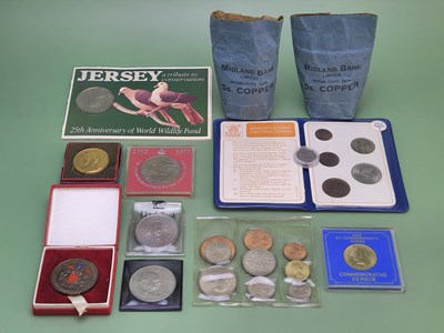 Lot 1469 - A set of 1953 British coins, a first decimal...