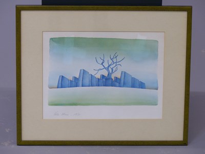Lot 1815 - Jean-Michel Folon. (1934-2005).Vielle Bleue....