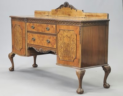 Lot 1492 - An early 20th century mahogany sideboard, the...