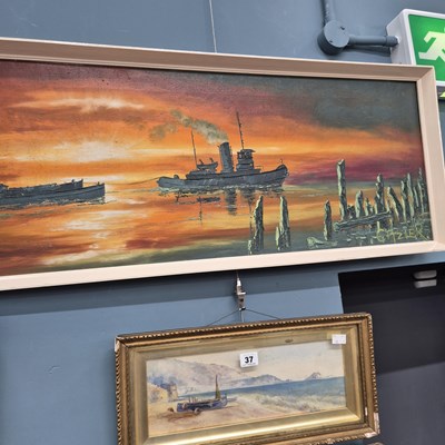 Lot 37 - Rene Cazier (Ron Baker, fl.1950-1980), ARR,...