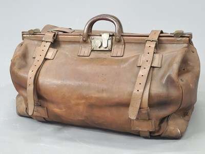 Lot 1845 - An impressive, very large, heavy-gauge leather...