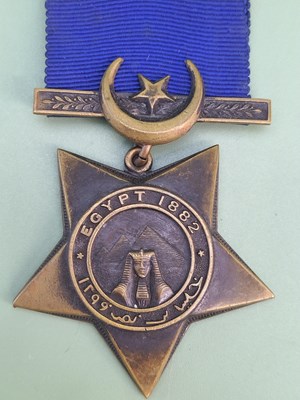 Lot 1303 - A Victorian Khedives Star, Egypt 1882...